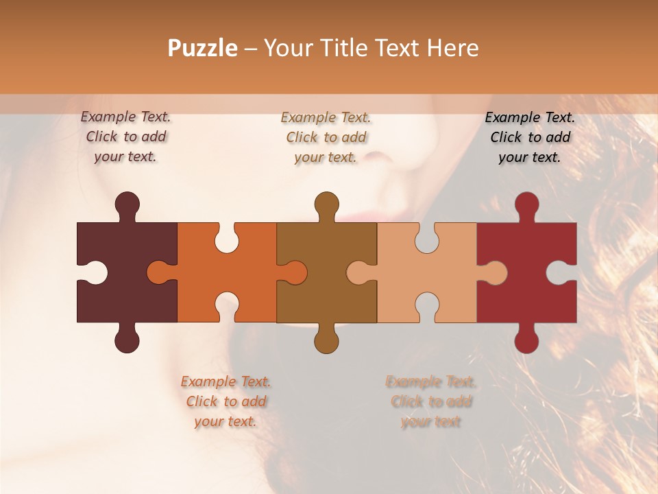 Skin Portrait Closeup PowerPoint Template