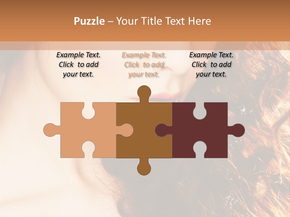 Skin Portrait Closeup PowerPoint Template