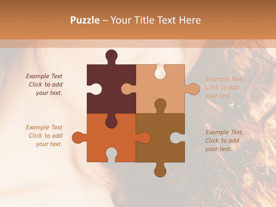 Skin Portrait Closeup PowerPoint Template