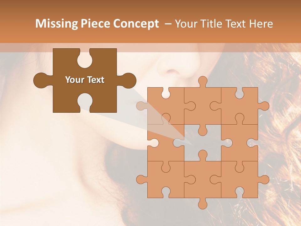 Skin Portrait Closeup PowerPoint Template