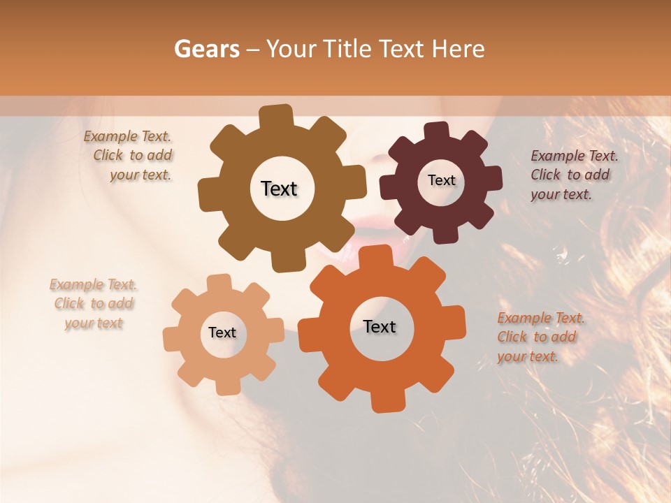 Skin Portrait Closeup PowerPoint Template