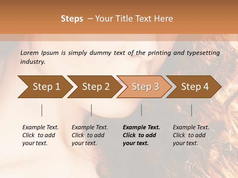 Skin Portrait Closeup PowerPoint Template