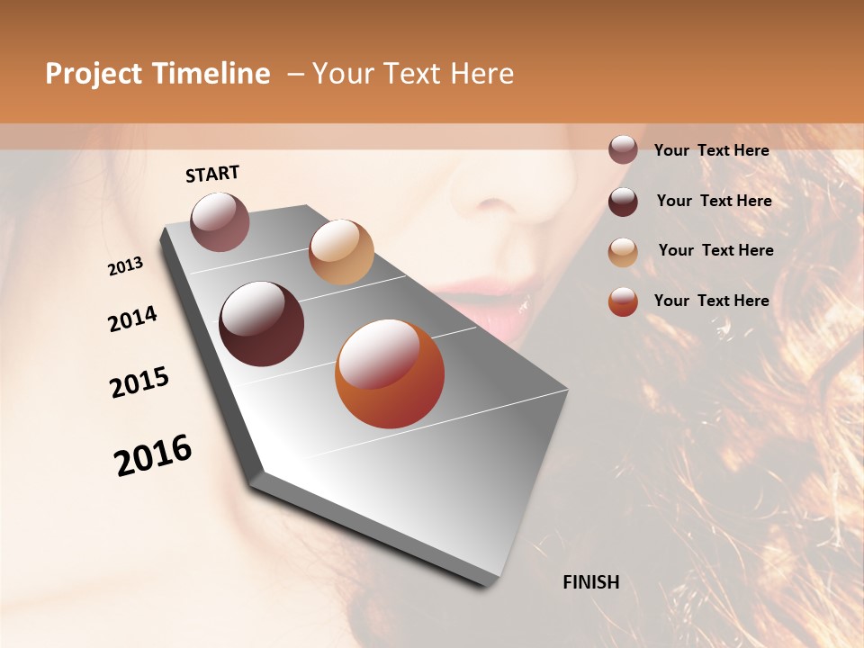 Skin Portrait Closeup PowerPoint Template