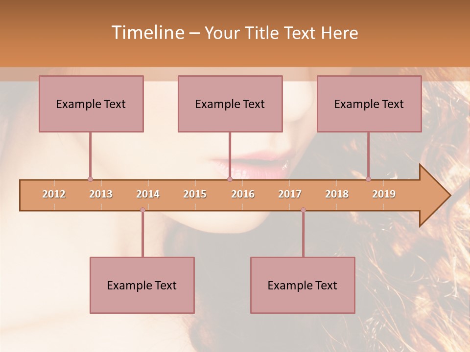 Skin Portrait Closeup PowerPoint Template