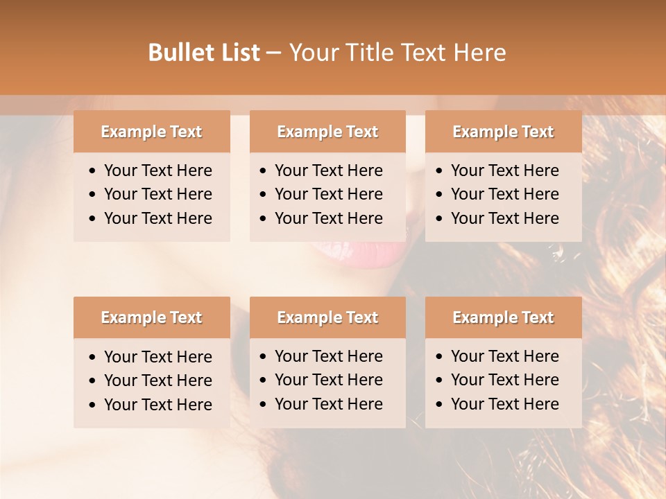 Skin Portrait Closeup PowerPoint Template