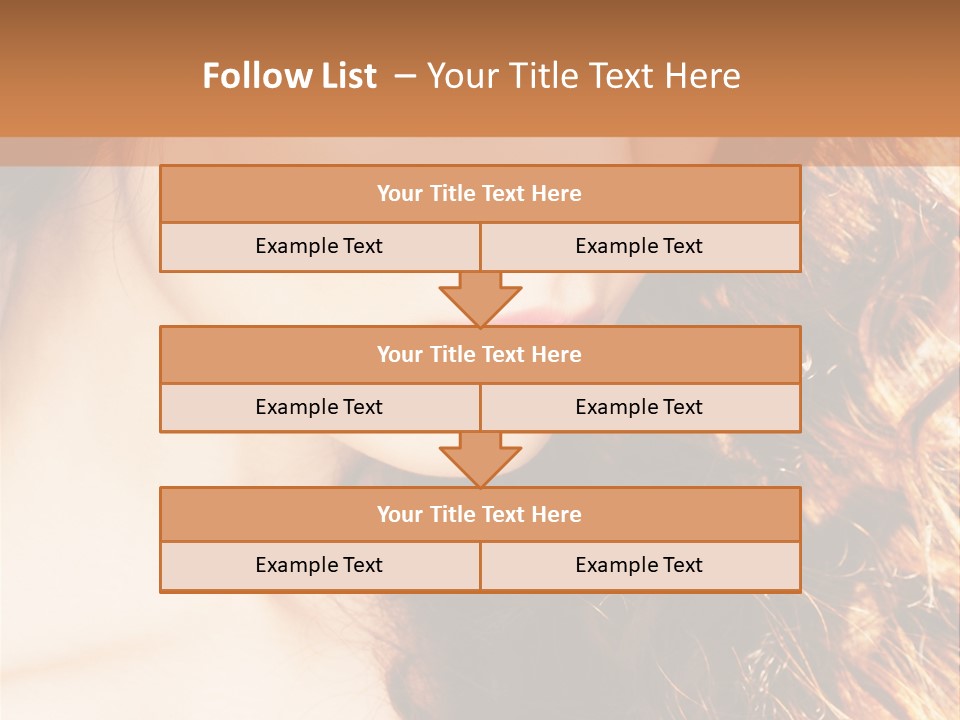 Skin Portrait Closeup PowerPoint Template