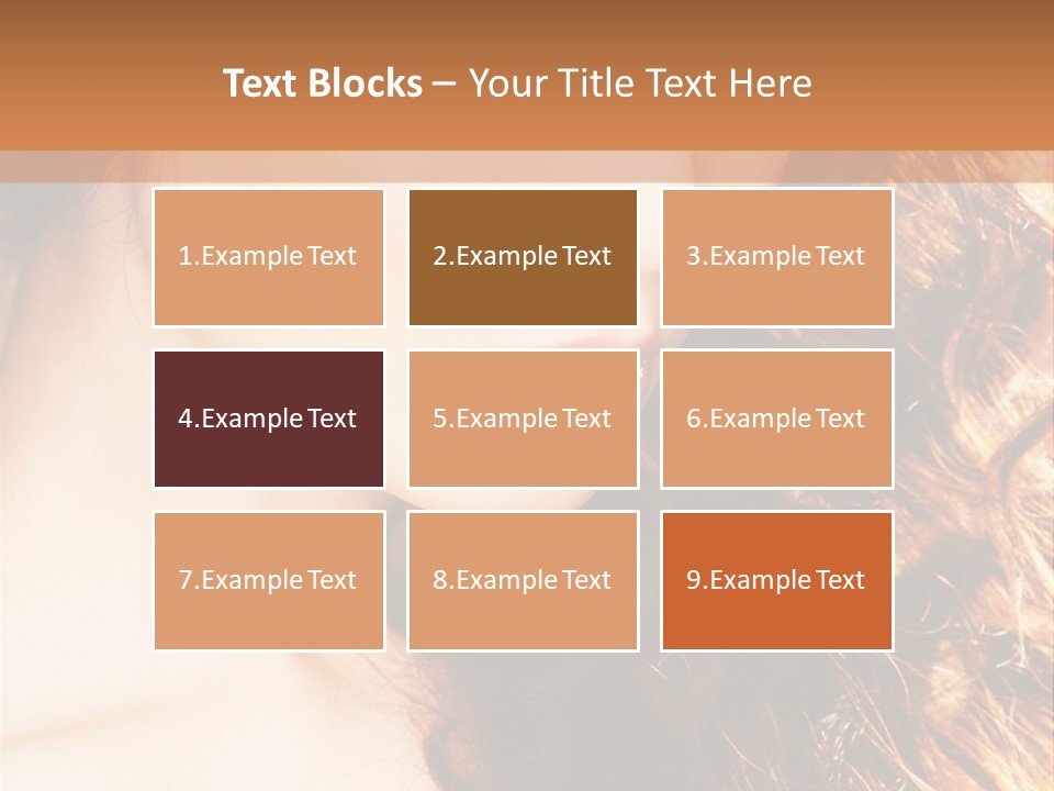 Skin Portrait Closeup PowerPoint Template