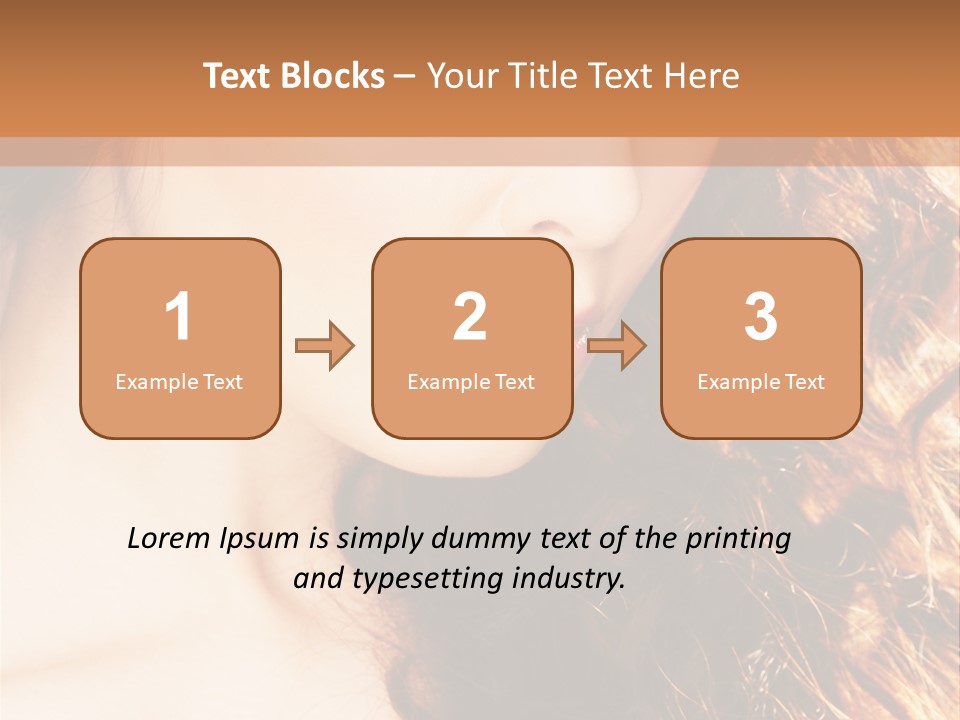Skin Portrait Closeup PowerPoint Template