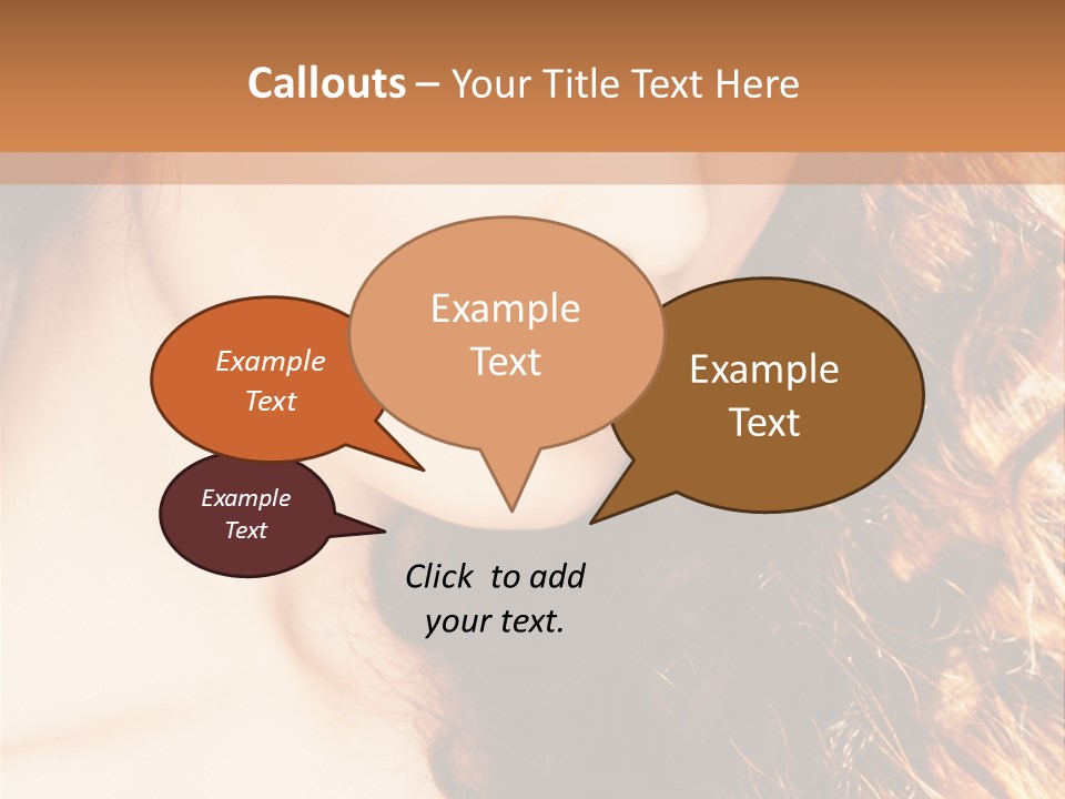 Skin Portrait Closeup PowerPoint Template