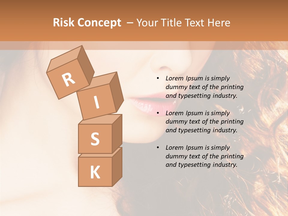 Skin Portrait Closeup PowerPoint Template