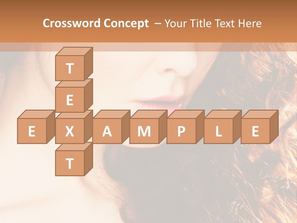 Skin Portrait Closeup PowerPoint Template