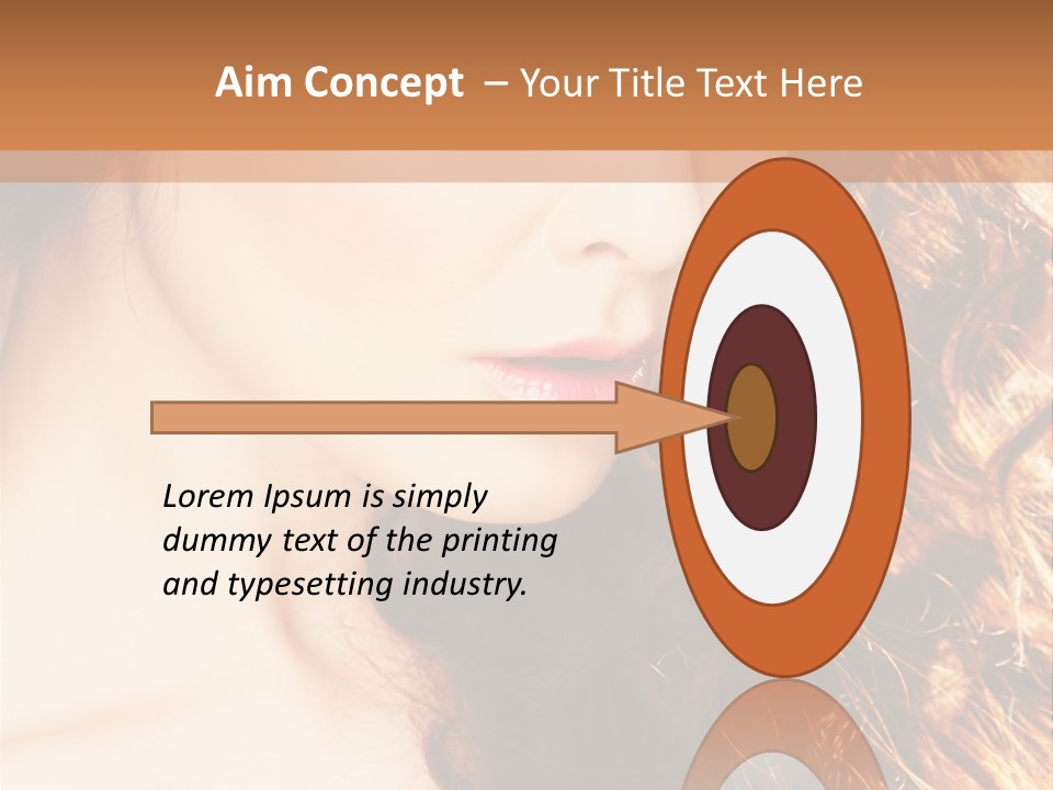 Skin Portrait Closeup PowerPoint Template