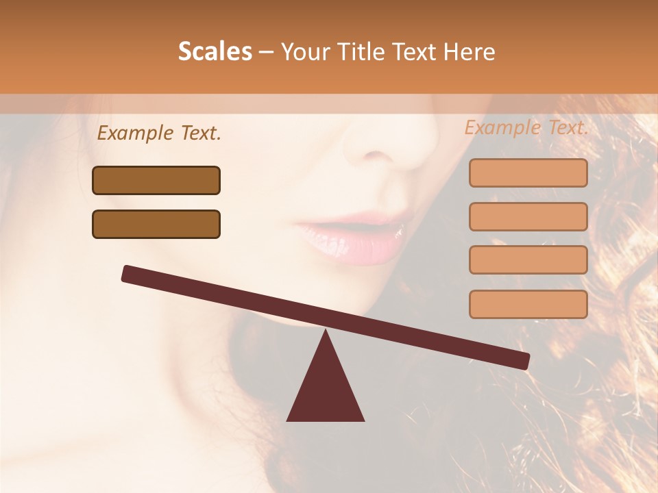 Skin Portrait Closeup PowerPoint Template