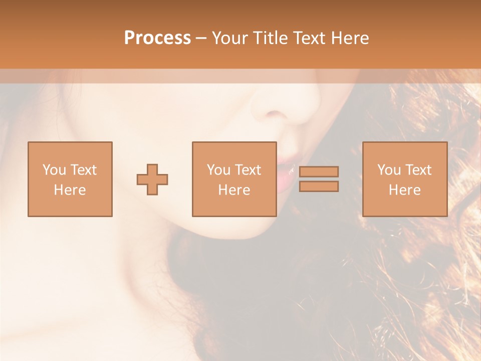 Skin Portrait Closeup PowerPoint Template
