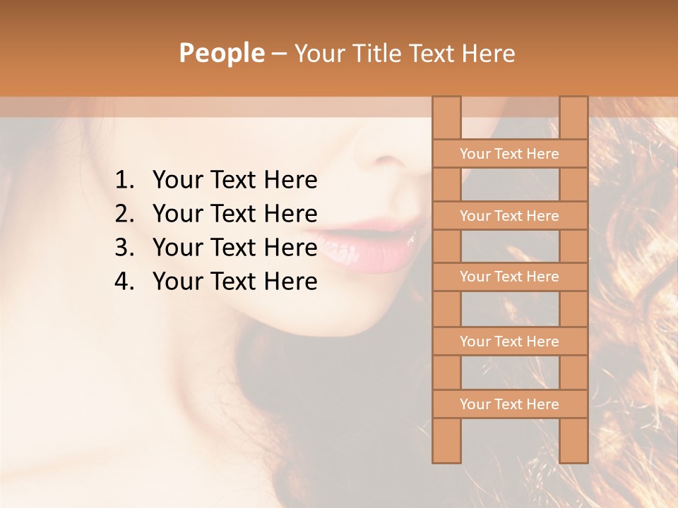 Skin Portrait Closeup PowerPoint Template
