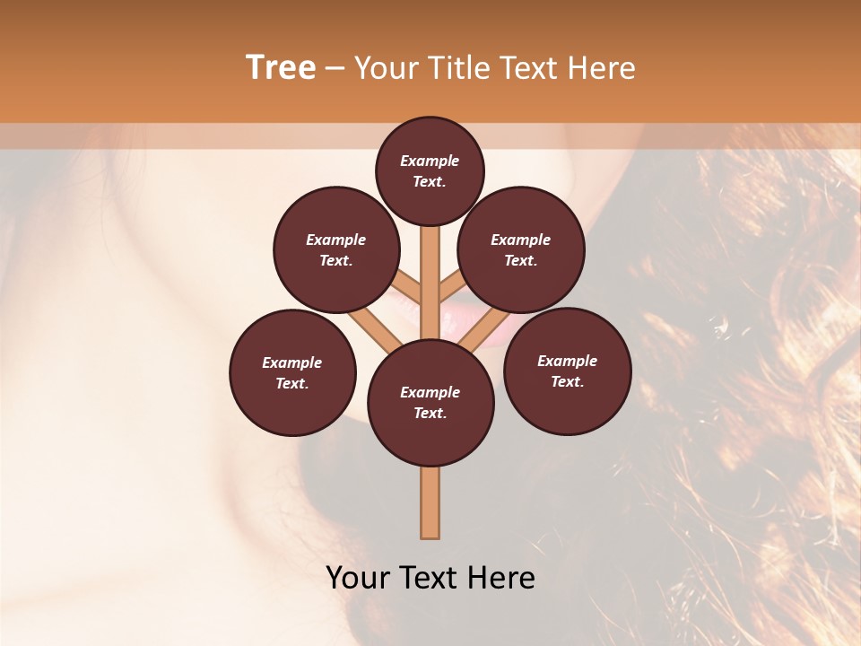 Skin Portrait Closeup PowerPoint Template