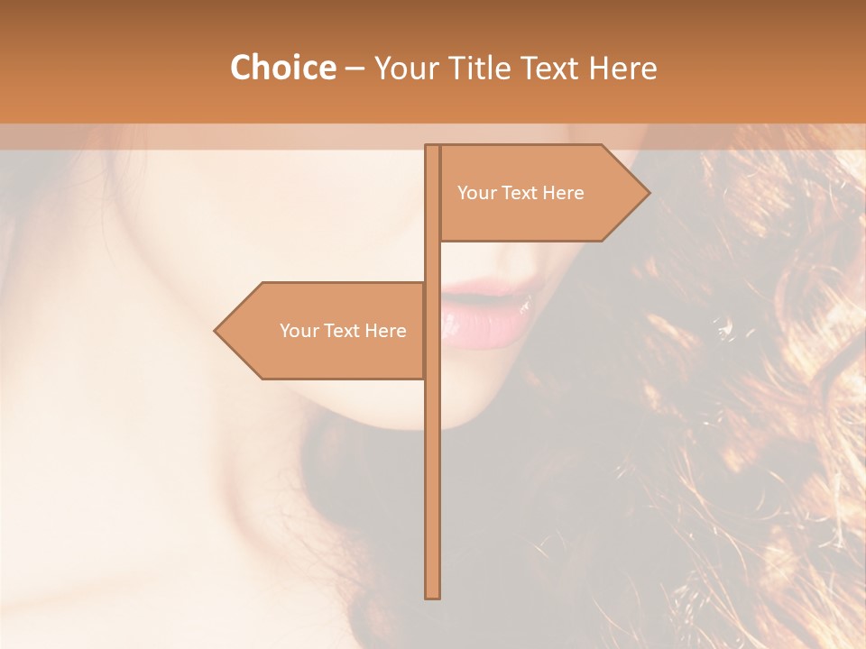 Skin Portrait Closeup PowerPoint Template