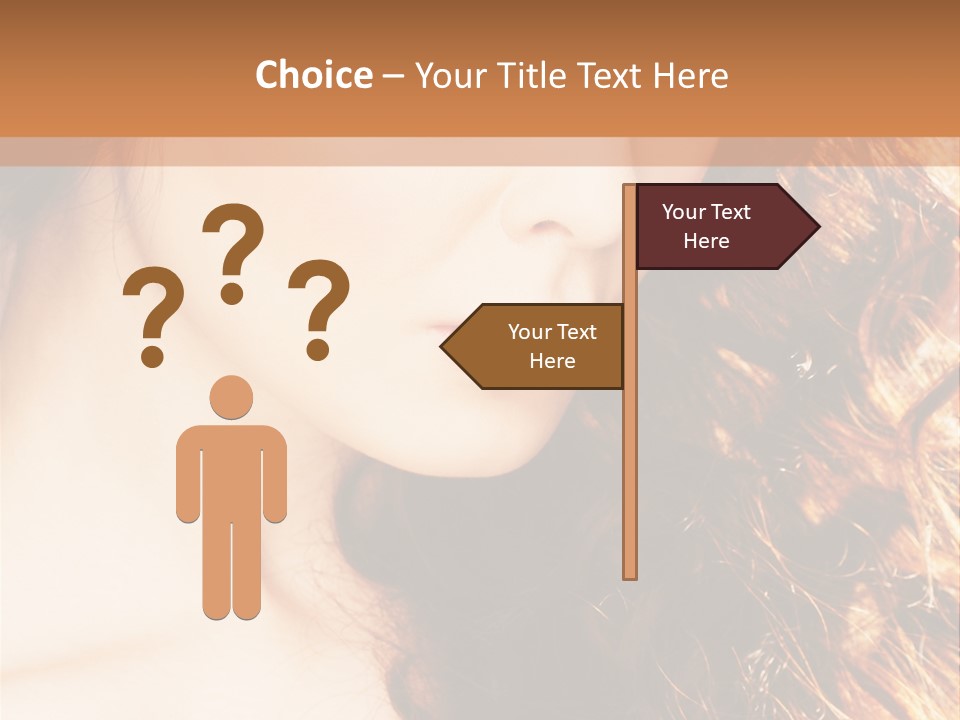 Skin Portrait Closeup PowerPoint Template