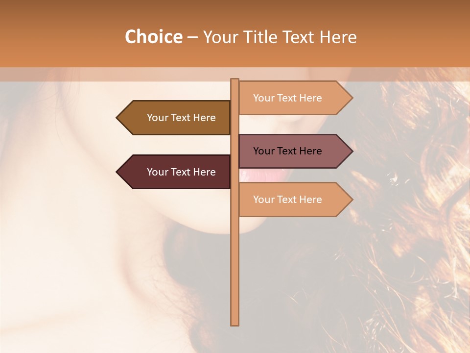 Skin Portrait Closeup PowerPoint Template