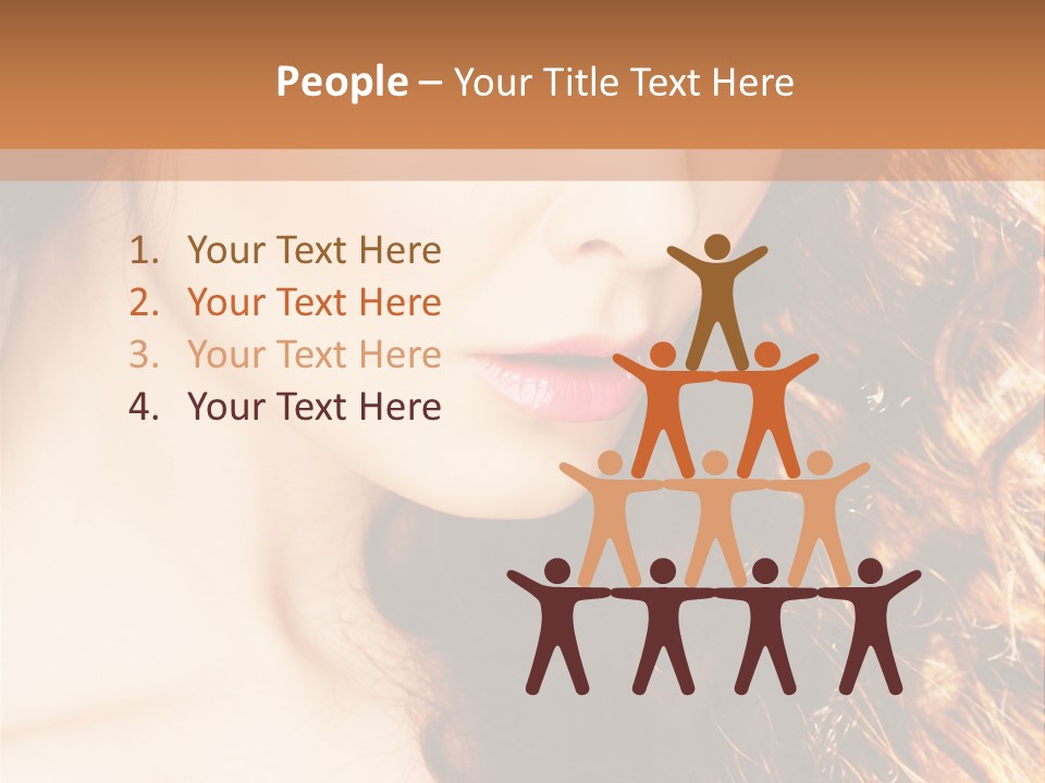 Skin Portrait Closeup PowerPoint Template