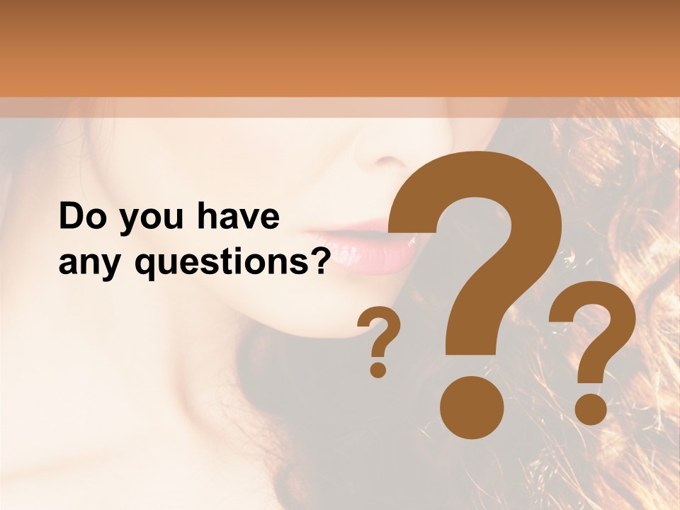 Skin Portrait Closeup PowerPoint Template