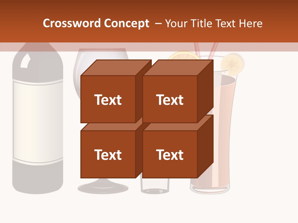 Glare Bocal Glass PowerPoint Template