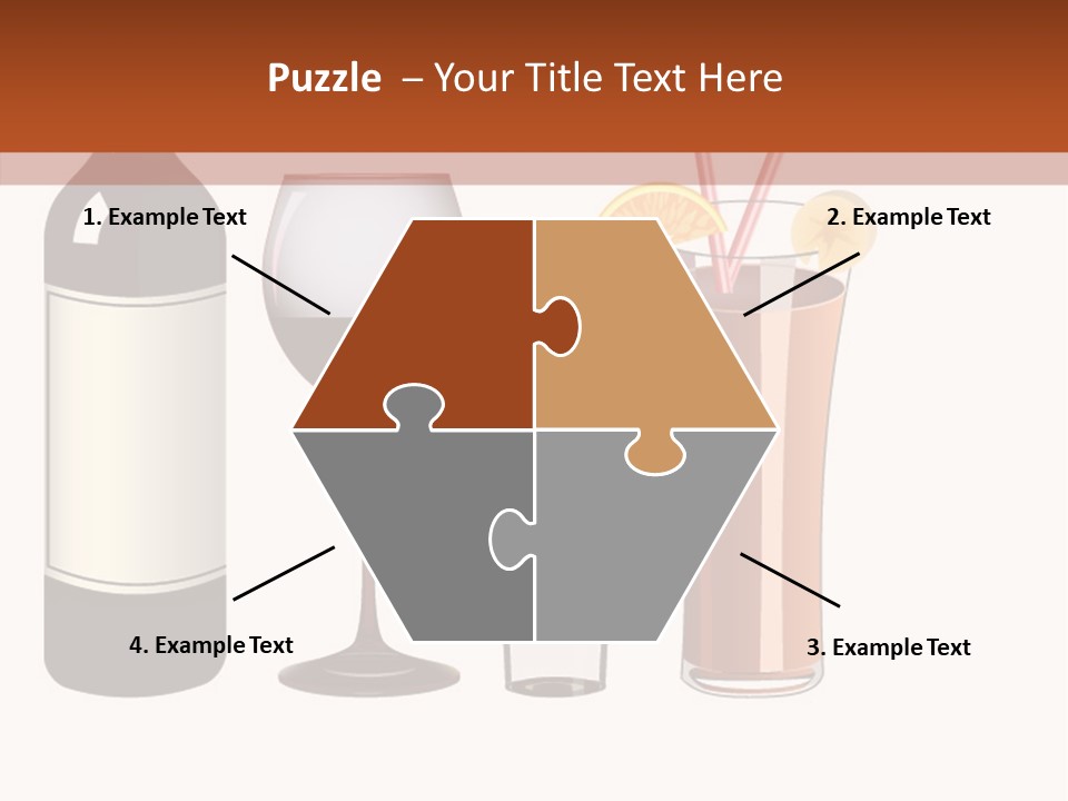 Glare Bocal Glass PowerPoint Template