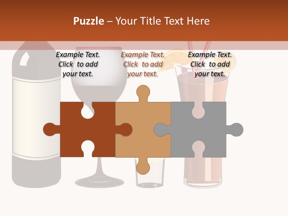 Glare Bocal Glass PowerPoint Template