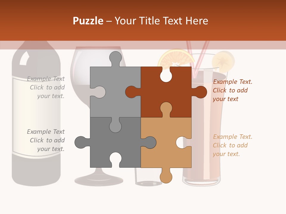 Glare Bocal Glass PowerPoint Template