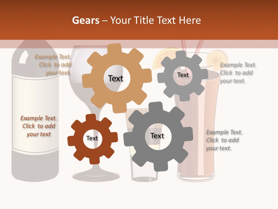 Glare Bocal Glass PowerPoint Template
