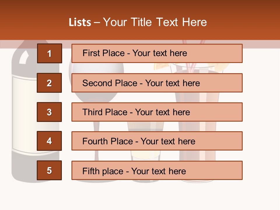 Glare Bocal Glass PowerPoint Template