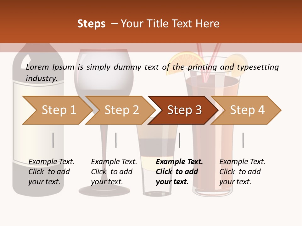 Glare Bocal Glass PowerPoint Template