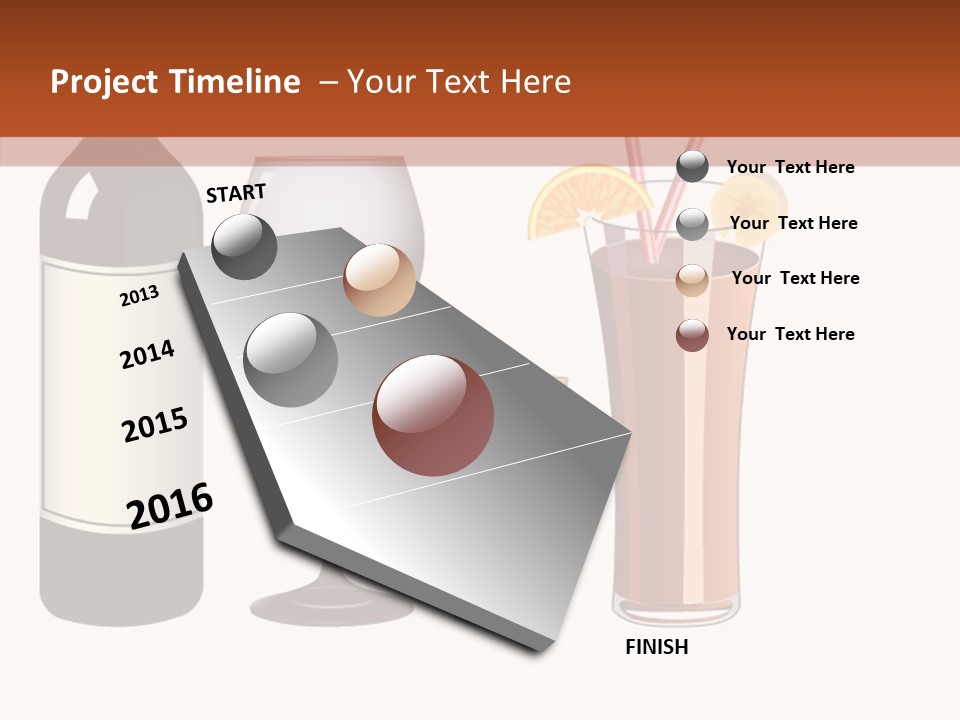 Glare Bocal Glass PowerPoint Template