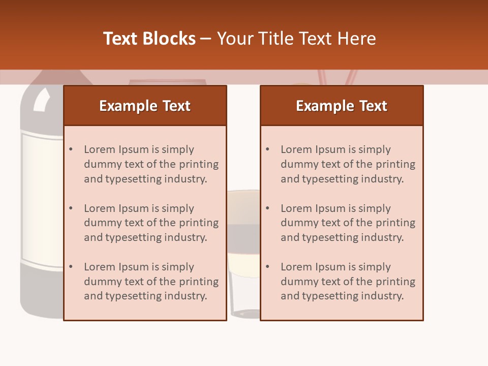 Glare Bocal Glass PowerPoint Template