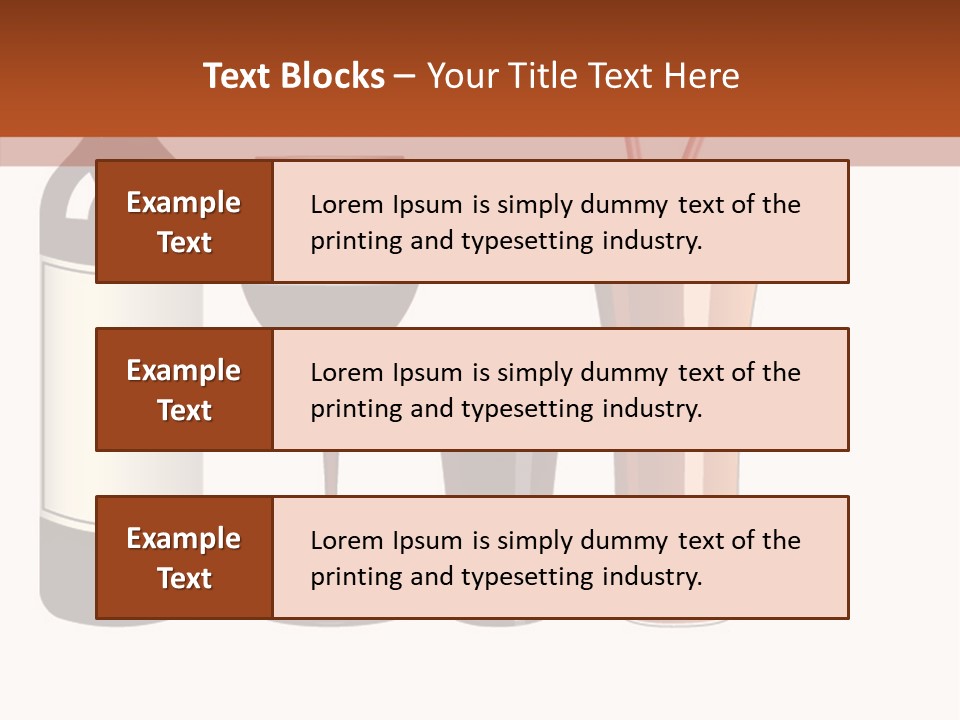 Glare Bocal Glass PowerPoint Template