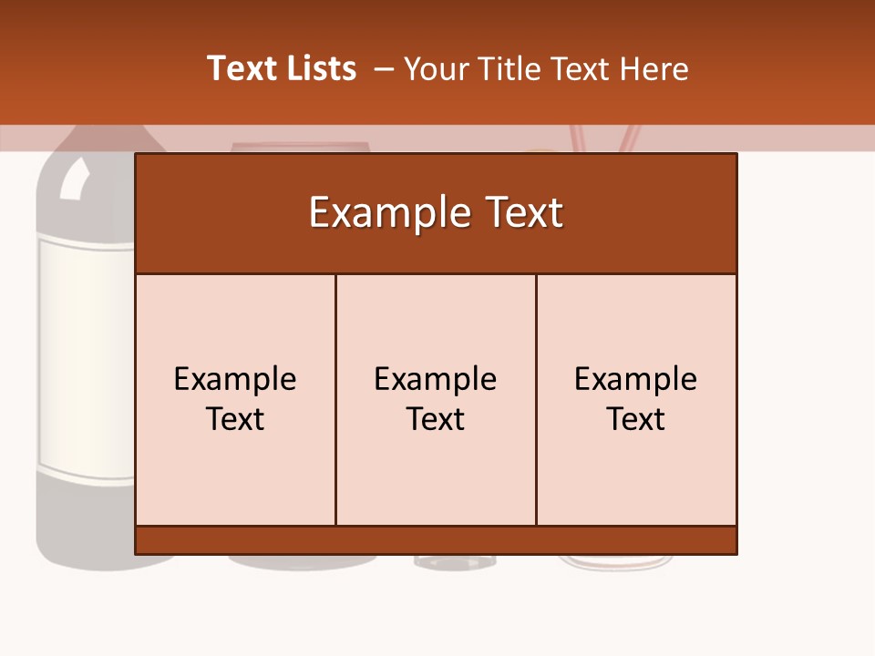 Glare Bocal Glass PowerPoint Template