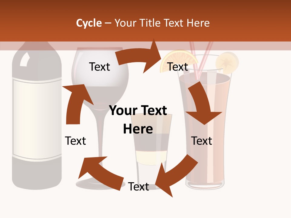 Glare Bocal Glass PowerPoint Template