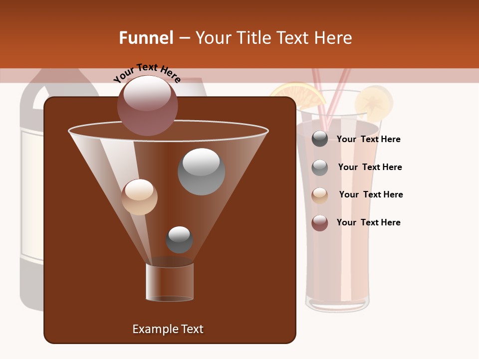 Glare Bocal Glass PowerPoint Template