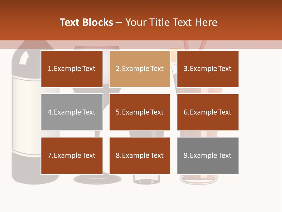 Glare Bocal Glass PowerPoint Template