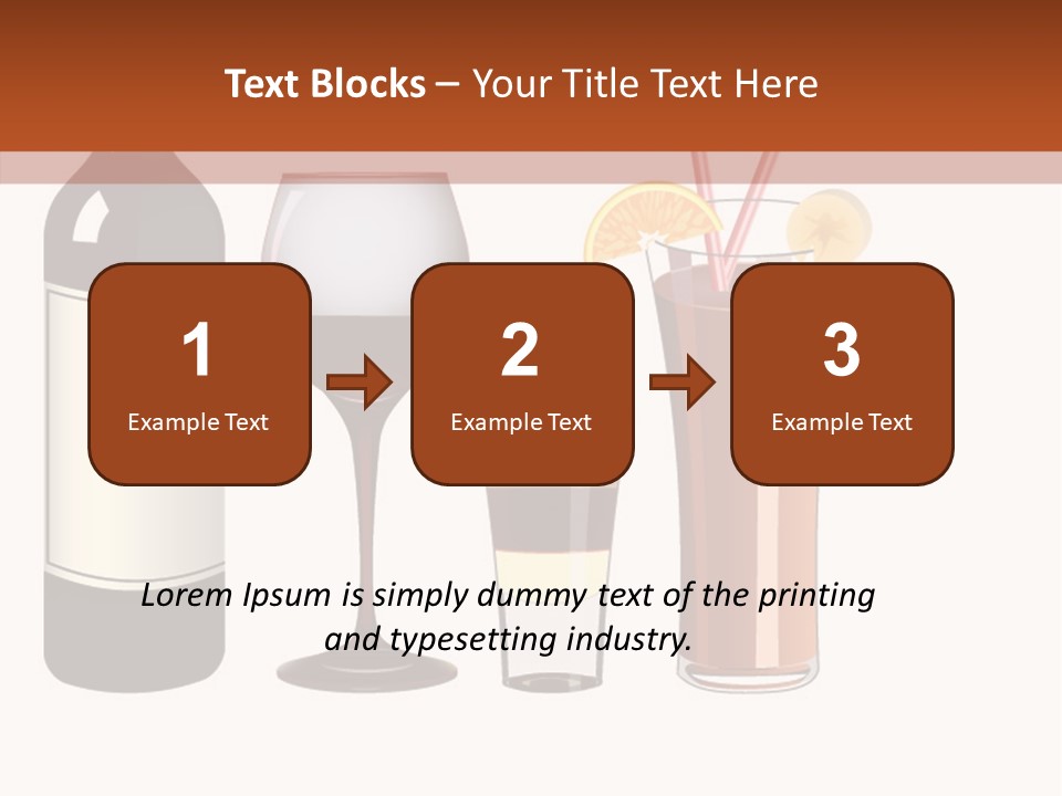 Glare Bocal Glass PowerPoint Template