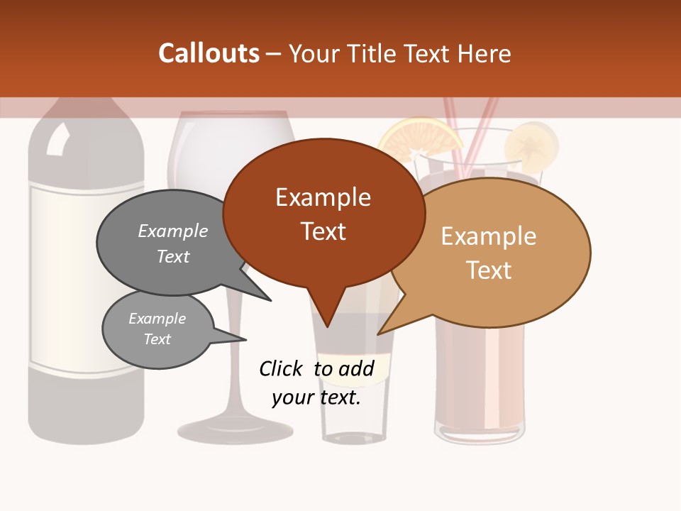 Glare Bocal Glass PowerPoint Template