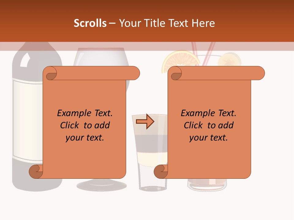 Glare Bocal Glass PowerPoint Template