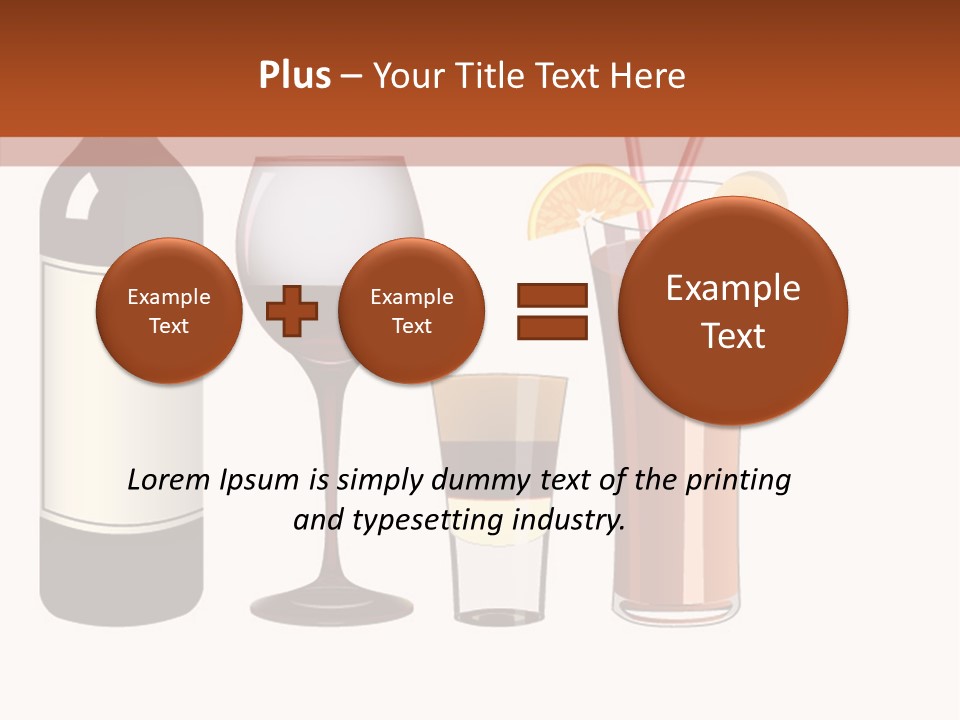 Glare Bocal Glass PowerPoint Template