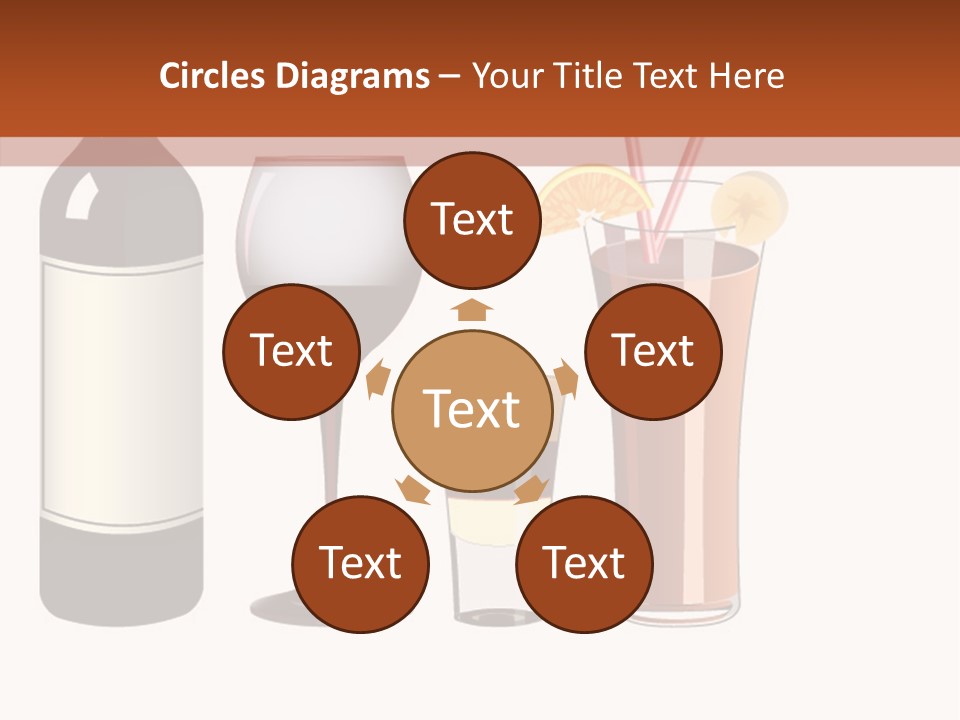 Glare Bocal Glass PowerPoint Template