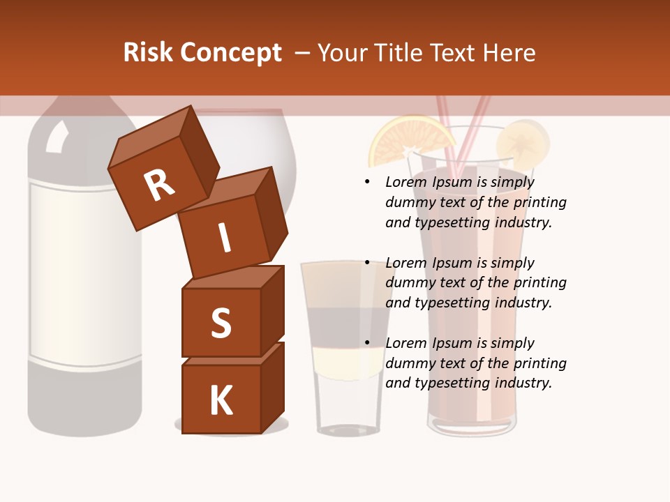 Glare Bocal Glass PowerPoint Template