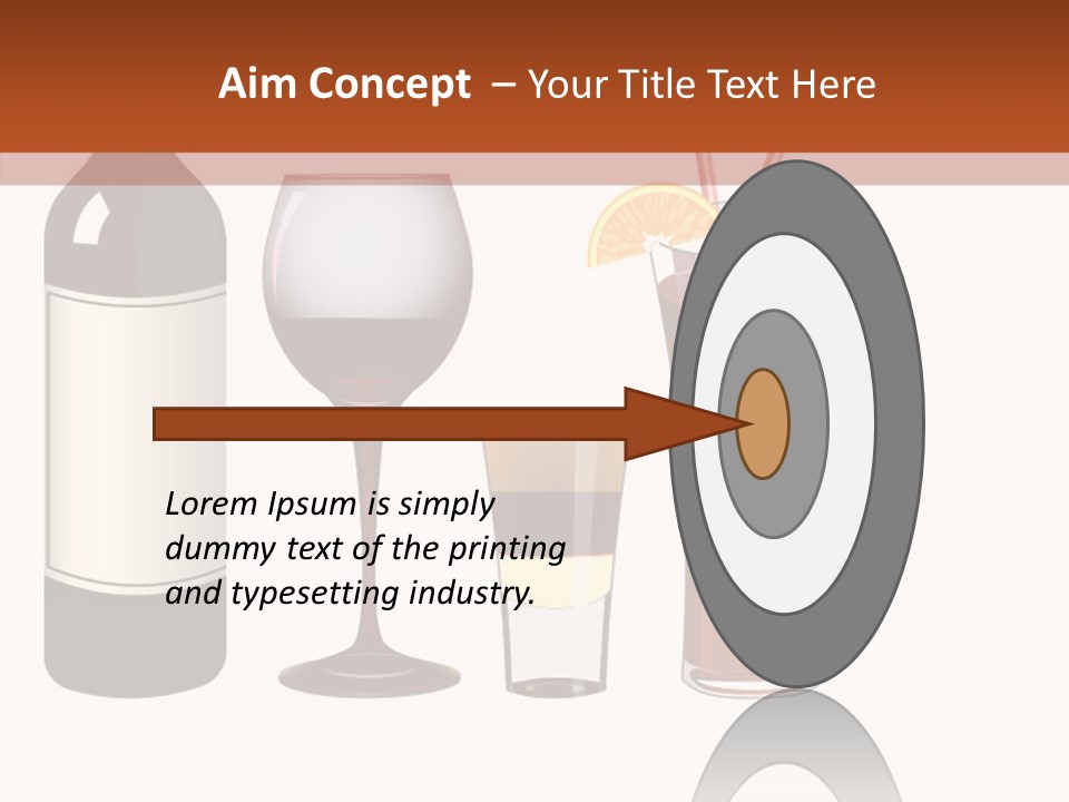 Glare Bocal Glass PowerPoint Template