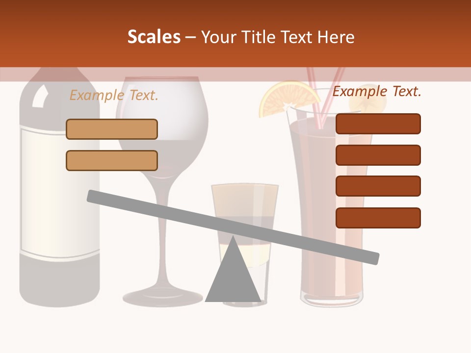 Glare Bocal Glass PowerPoint Template