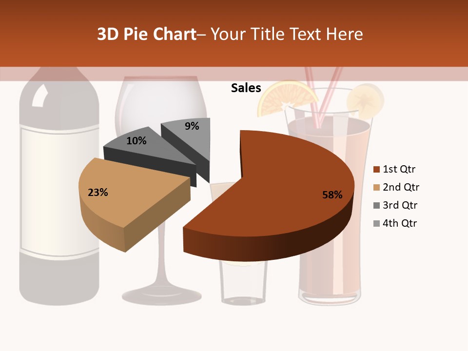 Glare Bocal Glass PowerPoint Template