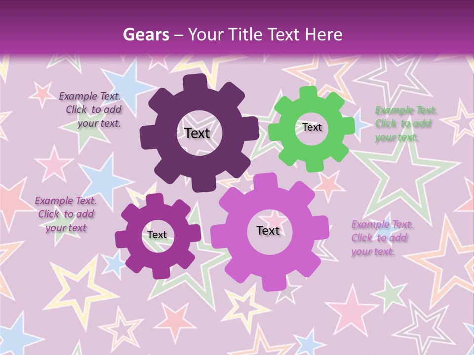 Security White Background Rust PowerPoint Template