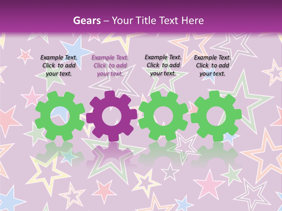 Security White Background Rust PowerPoint Template